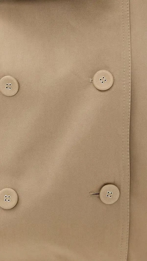 CROPPED TRENCH COAT